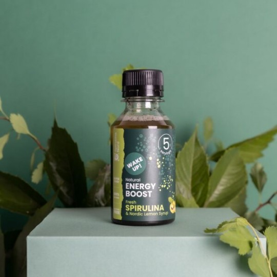 Spirulīna ar cidoniju sīrupu, 120 ml, Spirulina NORD