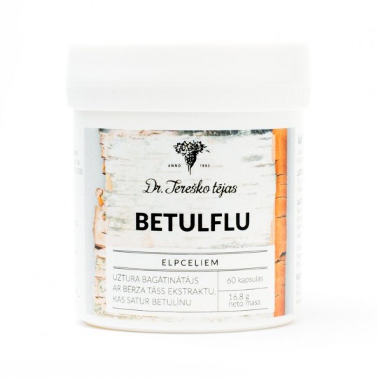 BETULFLU 60 kapsulas 16.8g, Dr. Tereško tējas