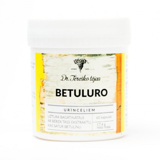 BETULURO 60 kapsulas 17.4g, Dr.Tereško tējas