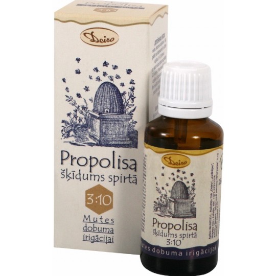 Propolisa šķīdums spirtā pilieni "Bitīte" (3:10) 25 ml