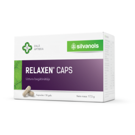 Relaxen caps (30 kapsulas) 17.5 g, SILVANOLS